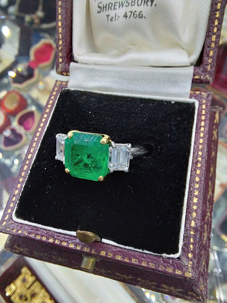Jewepisode 925 Sterling Silver Asscher Cut Emerald Citrine Diamond  Engagement Rings for Women Fashion Wedding Bands Fine Jewelry
